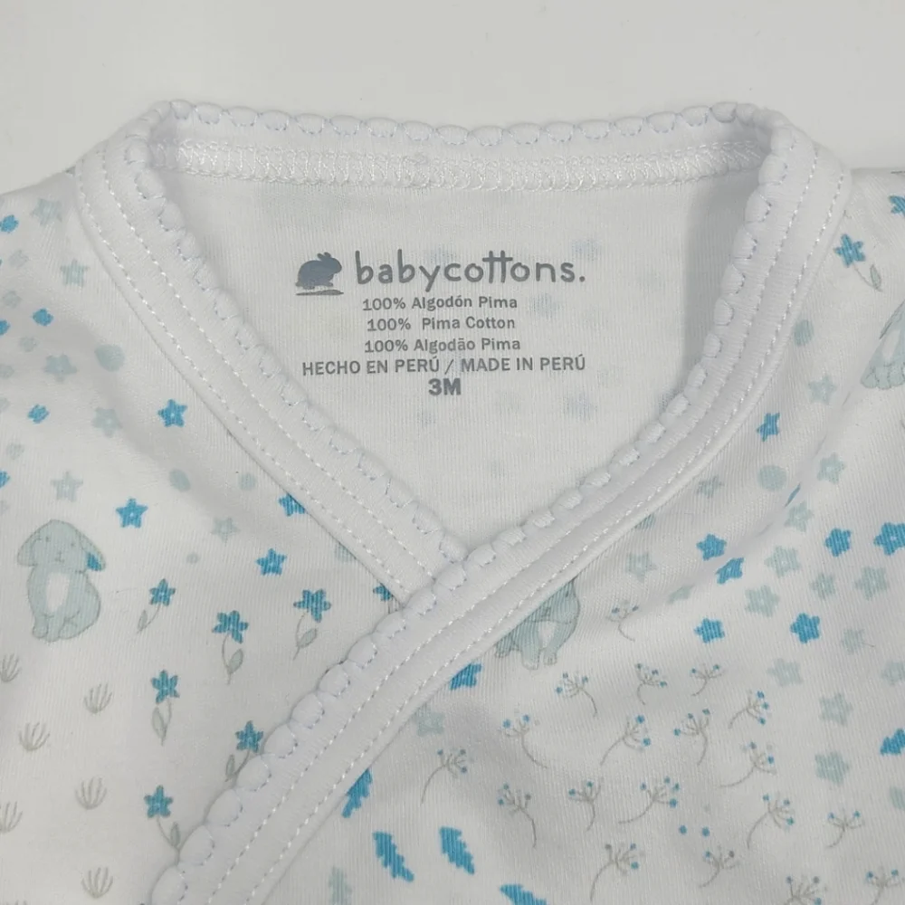 Babycottons baby boy Pima cotton bunny outfit size 3 months - Picture 5 of 6